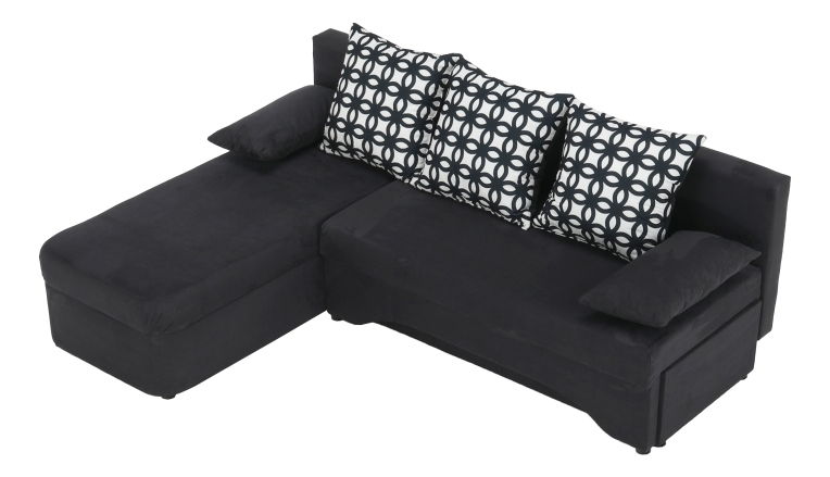 Sarokkanapé Poringland New (sötétszürke) (J) *kiárusítás