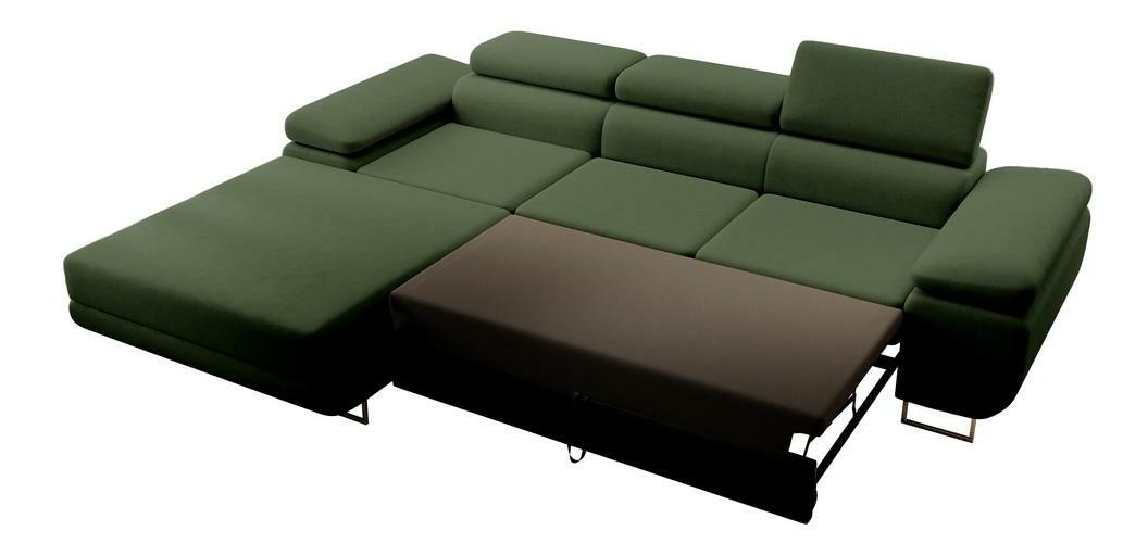 Colțar Grande (S) (verde + crom)