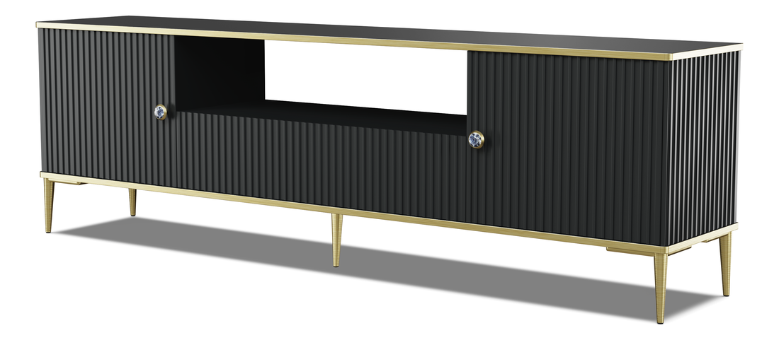 TV szekrény/asztal Pietra 180 (fekete)