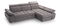 Rohová sedačka Belona (sivá) (P)