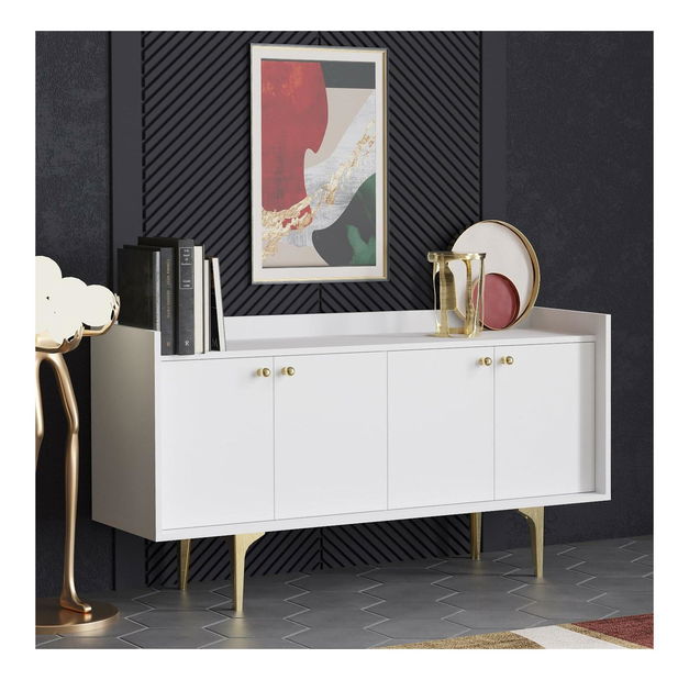 Skrinka Lipamo 1 (biela + zlatá) 