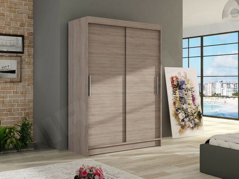 Ormar za garderobu Avela I (trufel) (bez rasvjete)