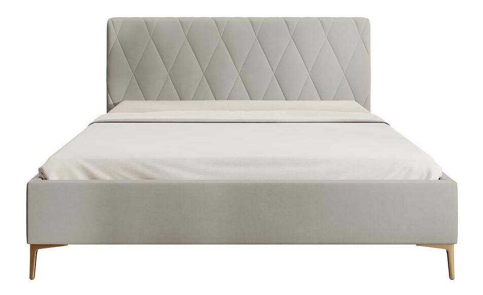 Pat matrimonial 140 cm Tikka 140 (crem + auriu)