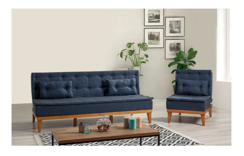 Sedacia súprava Fiorucci (tmavomodrá)