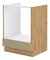Alsó konyhaszekrény Arryn 60 D GAZ BB (artisan tölgy + fényes cappuccino )