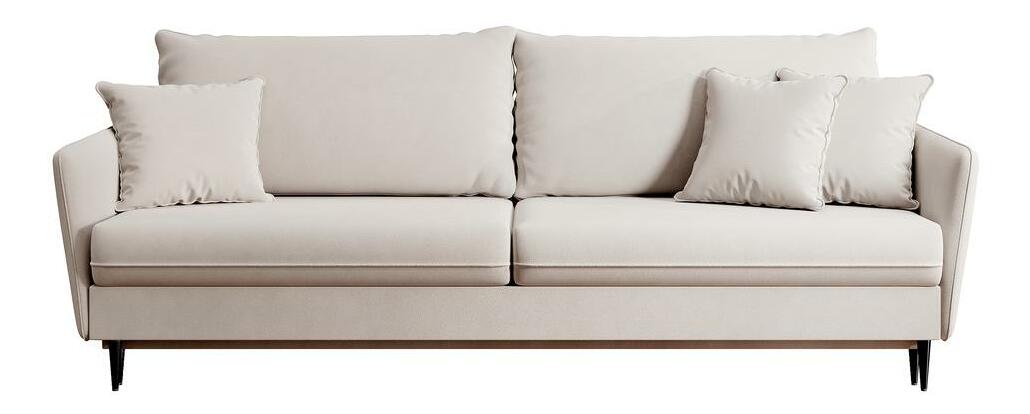 Pohovka trojsedačka Vivaldio (béžová + čierna)