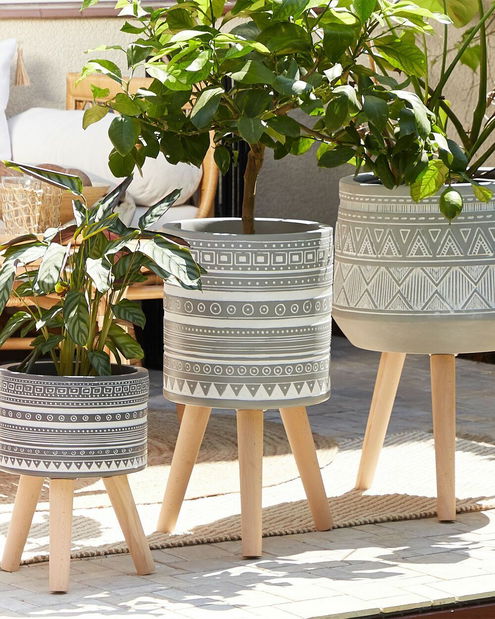 Suport ghiveci flori Nauza (gri)