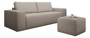 Canapea Shala 07 (bej) (cu taburete)