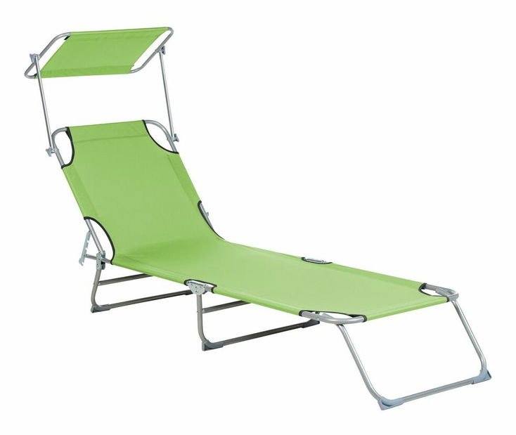 Șezlong de grădină Flor (limetă)