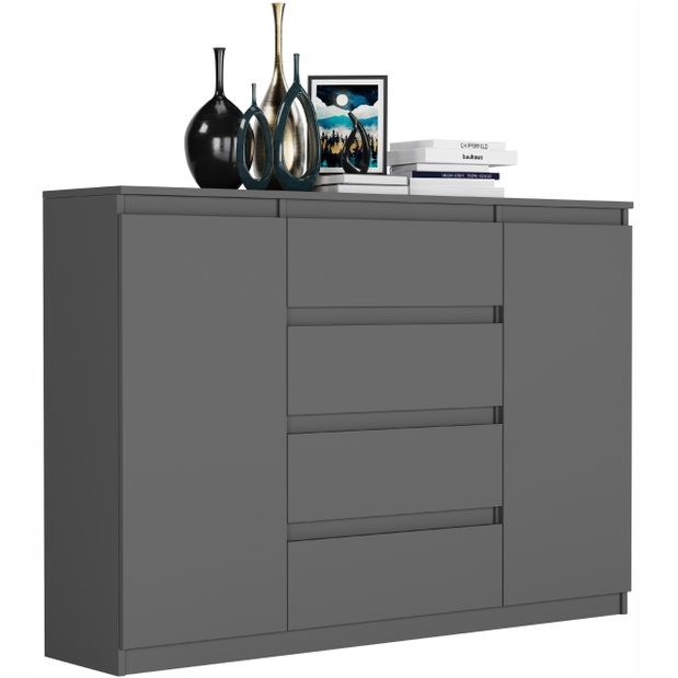 Komoda Riveus (antracit)