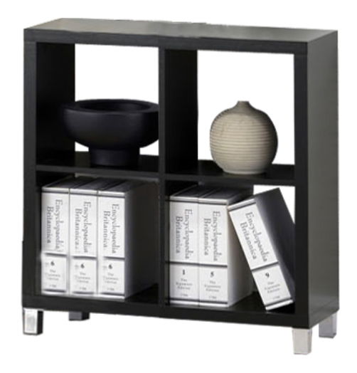 Regál Tofi New 2 čierna CB -202