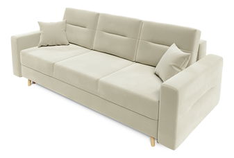 Sofa na razvlačenje Bergenia (bež) (s jastucima)