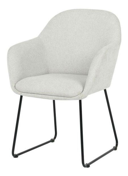 Blagovaonska stolica Mimone (bež + crna)