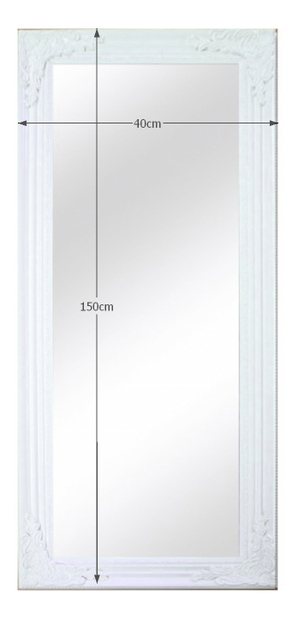 Zrkadlo Meg Typ 8 (biela) *výpredaj
