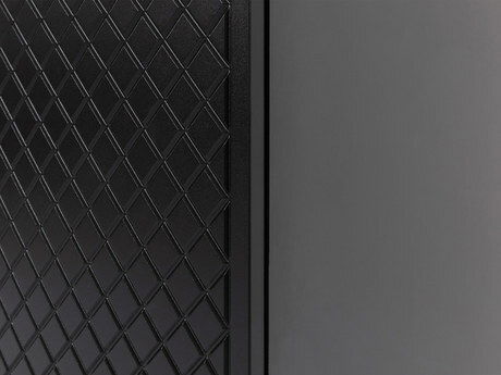 TV szekrény kandallóval Baranto EF (homokbézs + arany) 