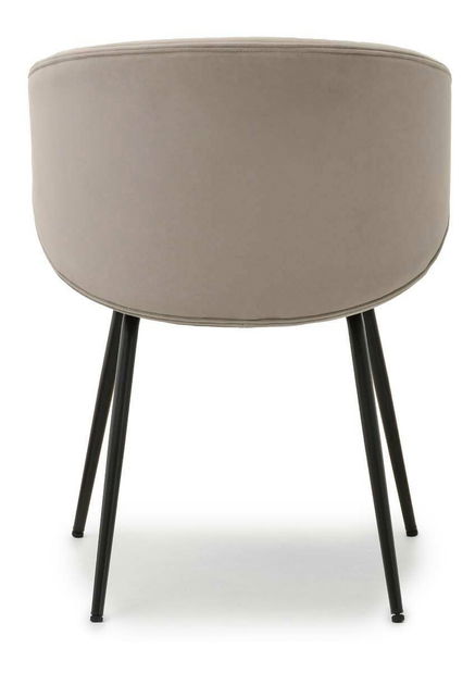 Jedálenská stolička Carbono (béžová + čierna)