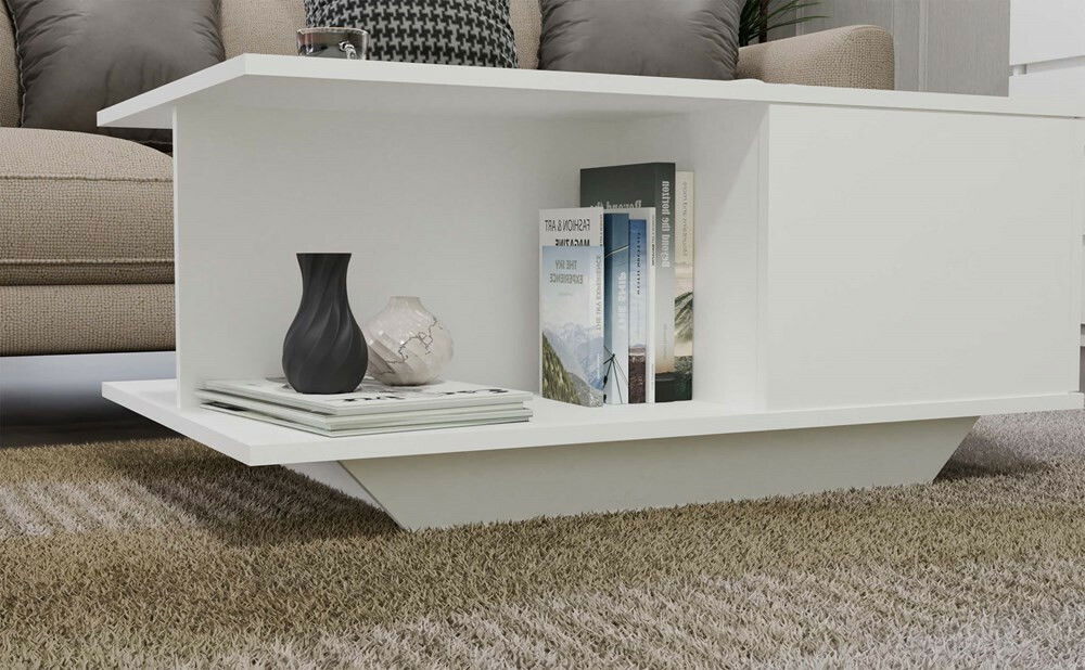 Konferenčný stolík Dosgracios 1 (biela)