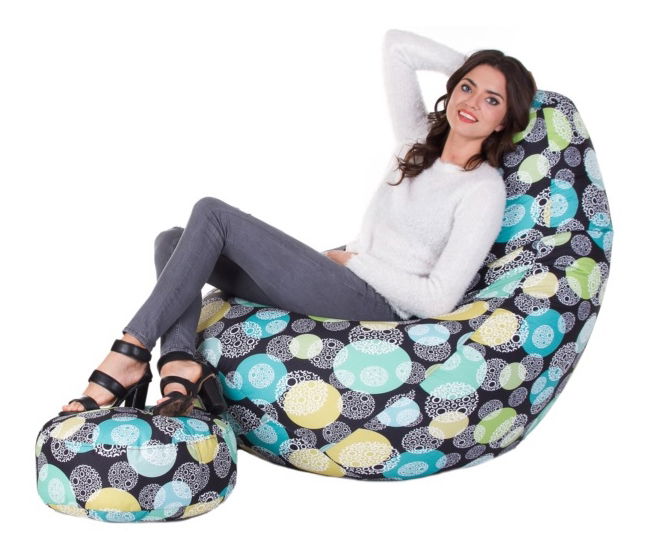 Fotoliu puf Kizzy XXL (suport picioare GRATUIT) (TD 336)