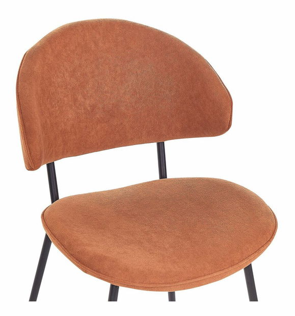 Set 2 buc scaune de sufragerie Kiaza (portocaliu)