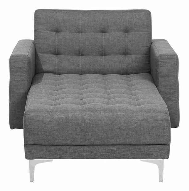 Kreslo ABERLADY (svetlosivá) (rozkladacie)