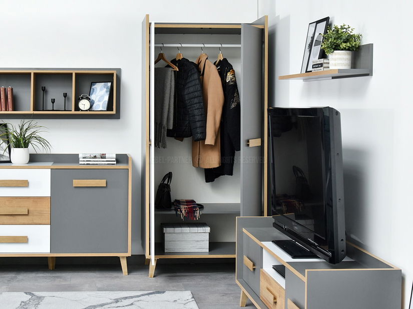 Mobilier living Semivacias 05 (alb)