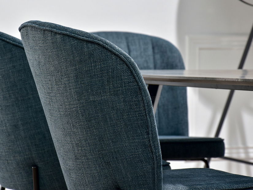 Jedálenská stolička Obrar (sivá + čierna)