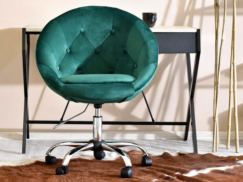 Fotel Lush 4 (zöld + króm)