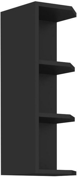 Raft superior de bucătărie Manana 30 G 72 ZAK (Cadru: negru mat + front: nuc okapi)