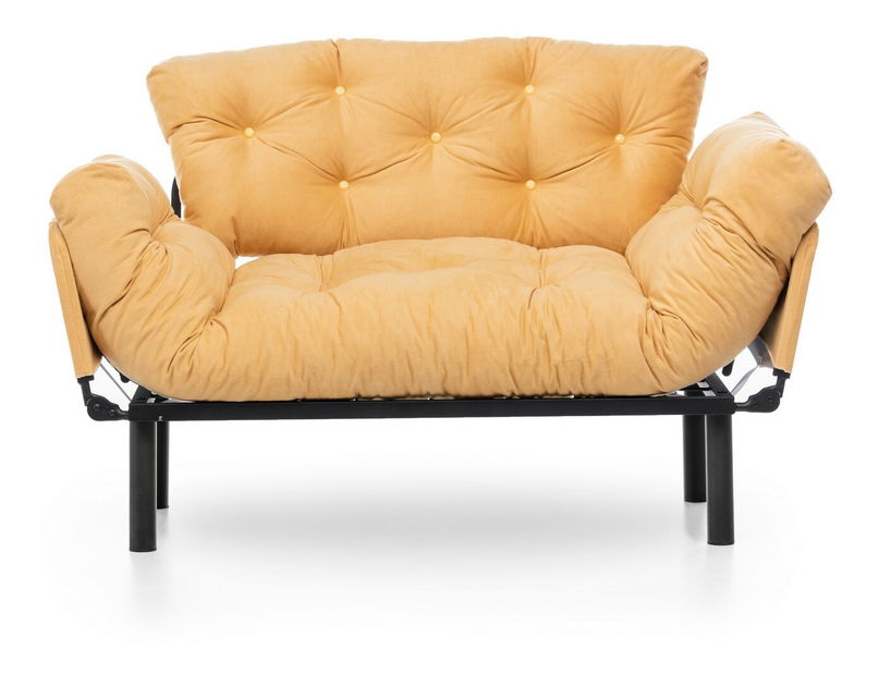 Széthúzható fotel Nitty (mustár)