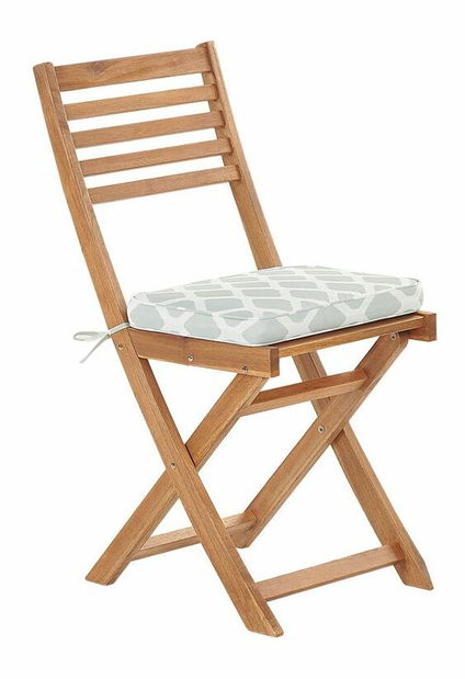 Bistro sada FIJI (masív) (svetlohnedá) (s mätovými vankúšmi)