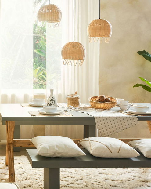 Závesná lampa Drexel (svetlohnedá)