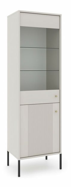 Vitrína Isae 40 (kašmír + čierna)