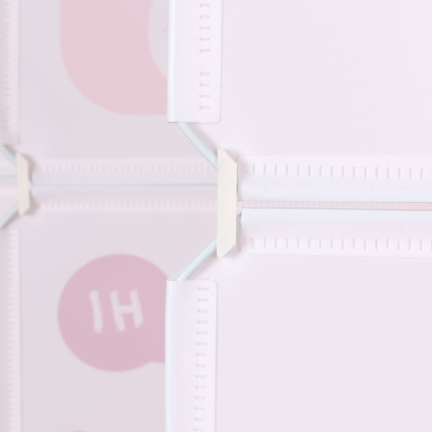 Dulap modular pentru copii Fresh Pink (roz + motiv pentru copii)