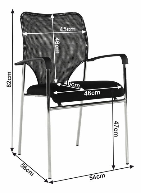 Uredska stolica Umty (crna)