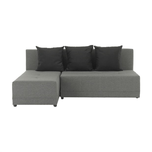 Colțar de grădină Maxius (gri + negru) (S)