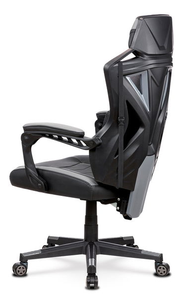 Fotoliu de birou/gaming Yarbun-Y322-GREY (Negru + Gri)