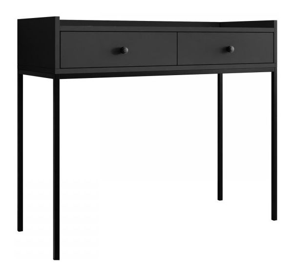 Toaletný stolík Tezarta 2SZ (čierna) 