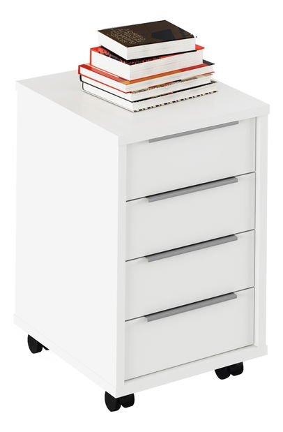 Skrinka na kolieskách typ 14 Rumia (biela)