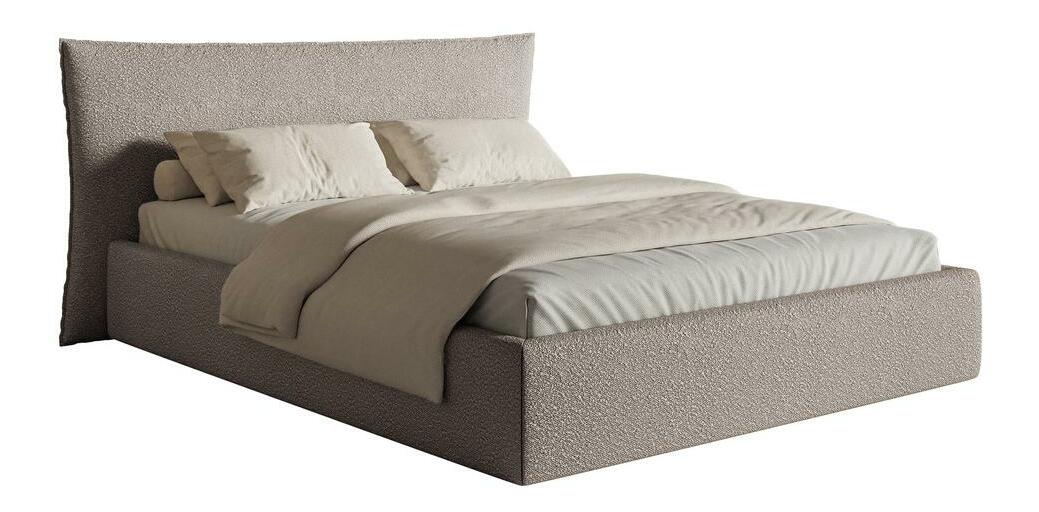 Franciaágy 140 cm Swiftie 140 (világosszürke + fekete)