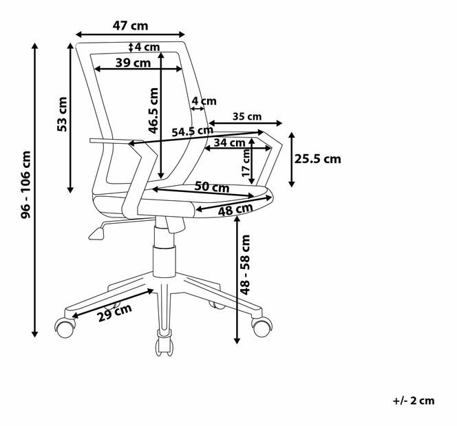 Uredska stolica Relive (ljubičasta)