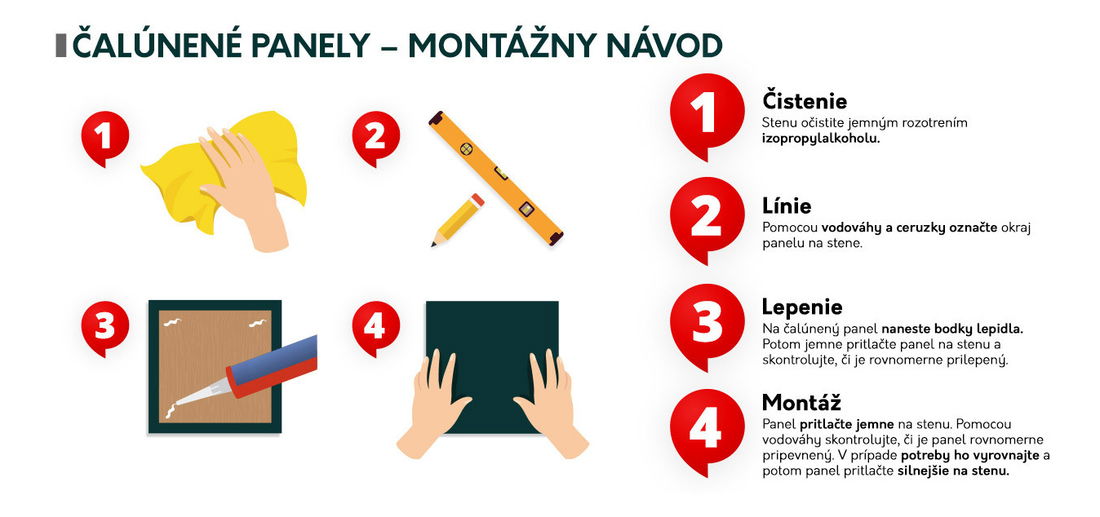 Kárpitozott fali panel Pag 60x30 (fehér) *bazár