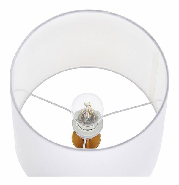 Stolná lampa Hemdi (krémovo biela)