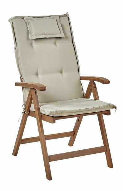 Záhradná zostava Amati (tmavé drevo + sivobéžová)