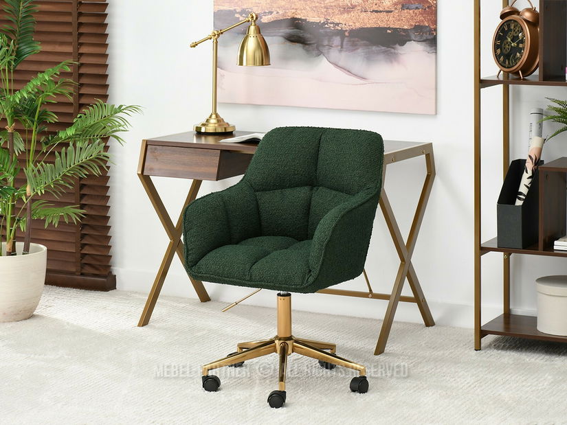 Fotel Island (zöld + arany)