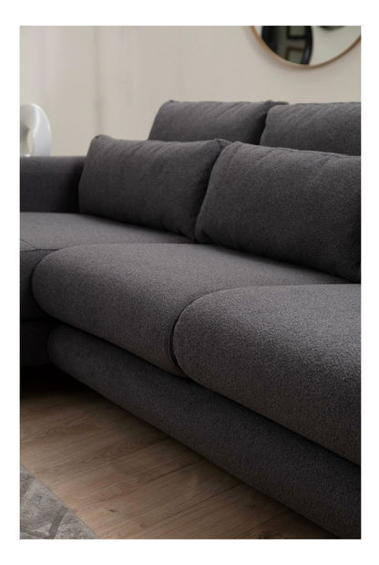 Colțar Lelysena (S) (gri + negru)