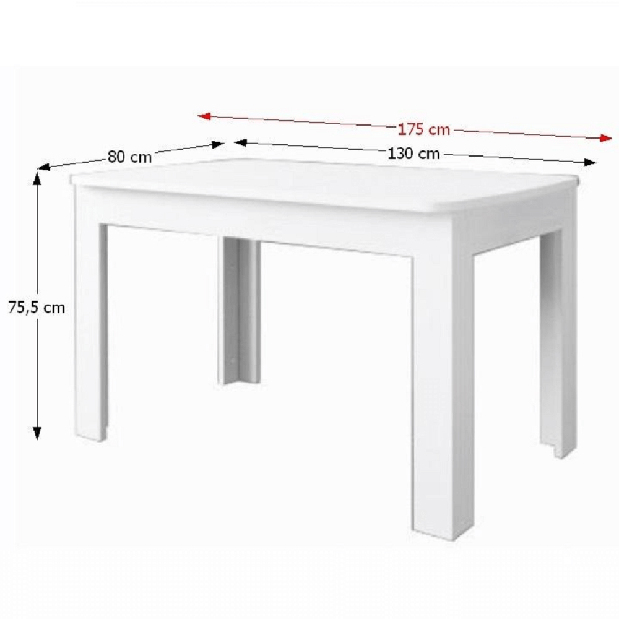 Masă de sufragerie Tanya Typ 15 Olivia (pentru 4 până la 6 persoane)