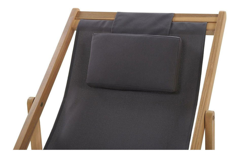 Set 2 buc șezlong de grădină cu perne suplimentare Alexandrinos (gri)