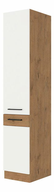 Élelmiszer szekrény Virion 40 DK 210 2F (lancelot tölgy + fehér)