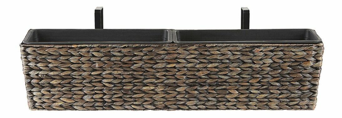 Posuda za cvijeće KAWAS 20x80x18 cm (smeđa)