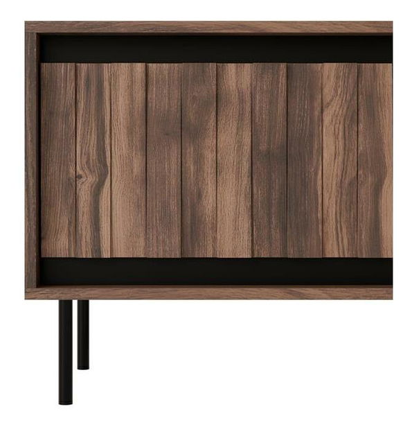 TV stolić/ormarić Sting RTV1 (orah + crna)